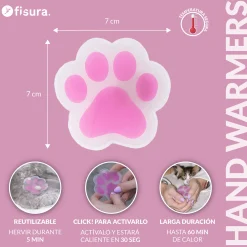 Pack de 4 calentadores de manos “huella”