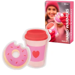 Pack de 2 calentadores de manos “Termo y donut”