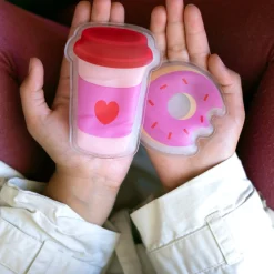 Pack de 2 calentadores de manos “Termo y donut”