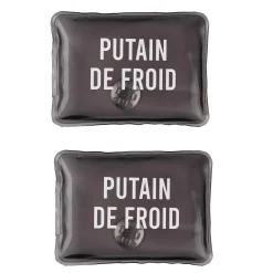Pack de 2 calentadores de manos “Putain de froid”