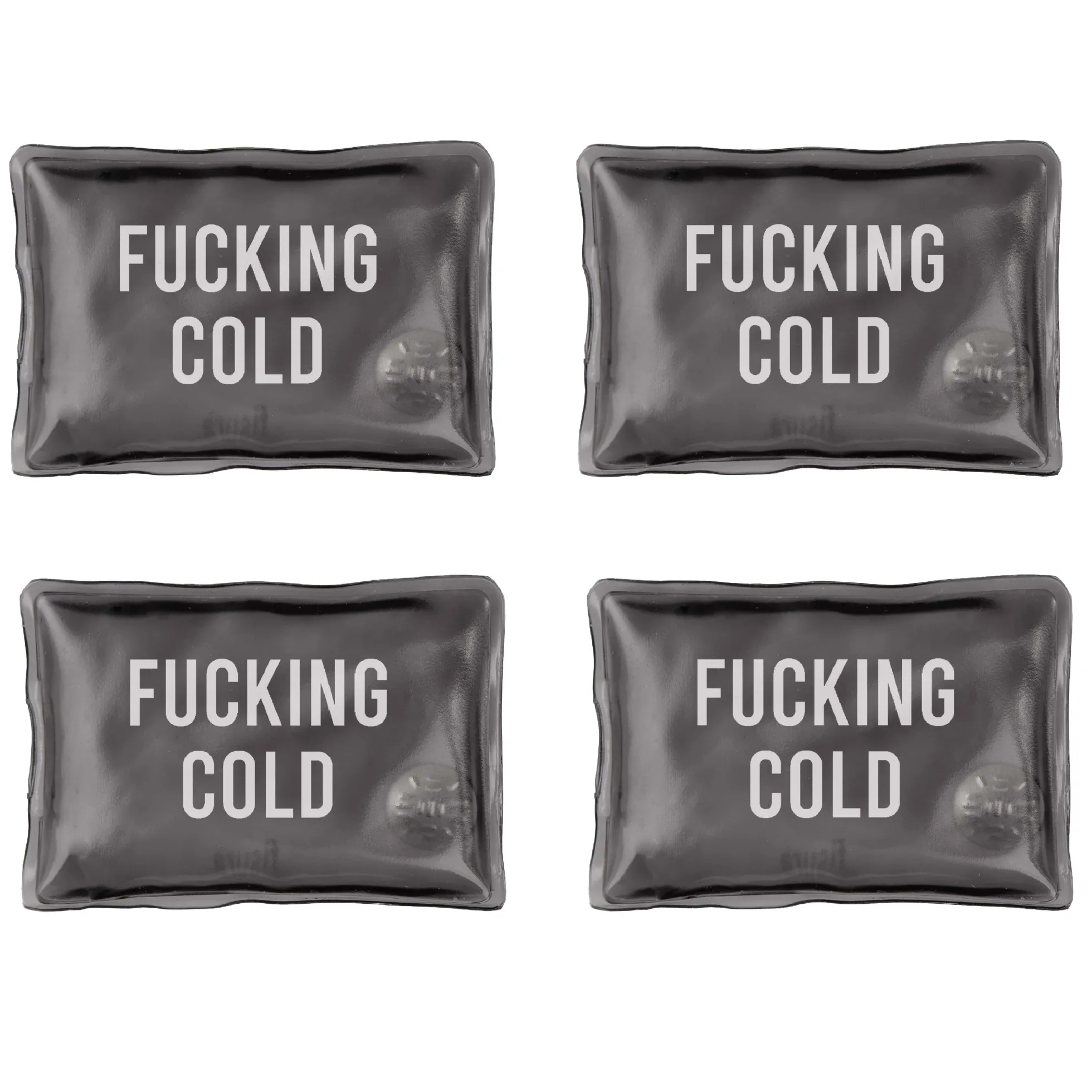 Pack de 4 calentadores de manos “Fucking cold"