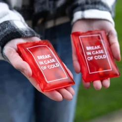 Pack de 4 calentadores de manos “Break in case of cold”