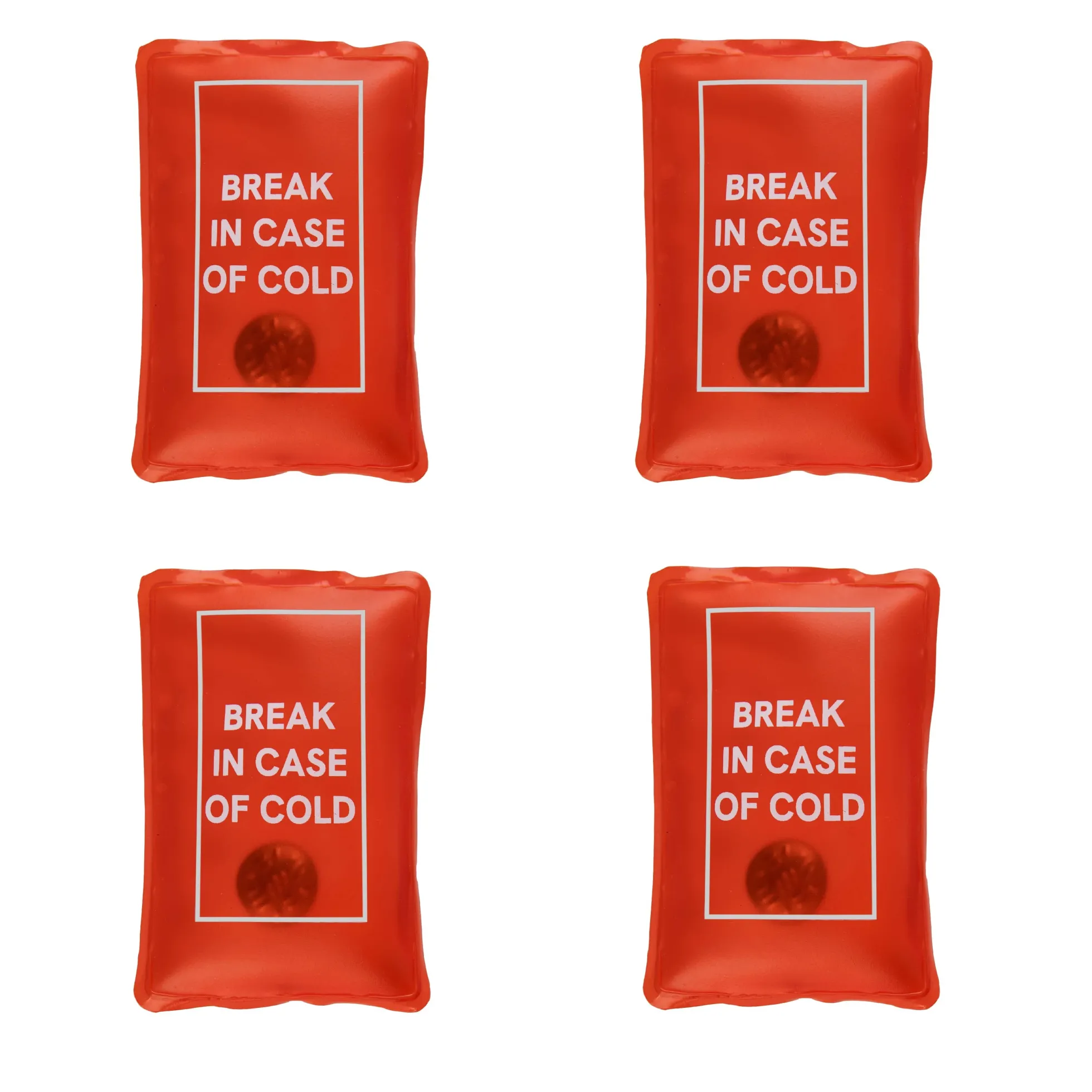 Pack de 4 calentadores de manos “Break in case of cold”