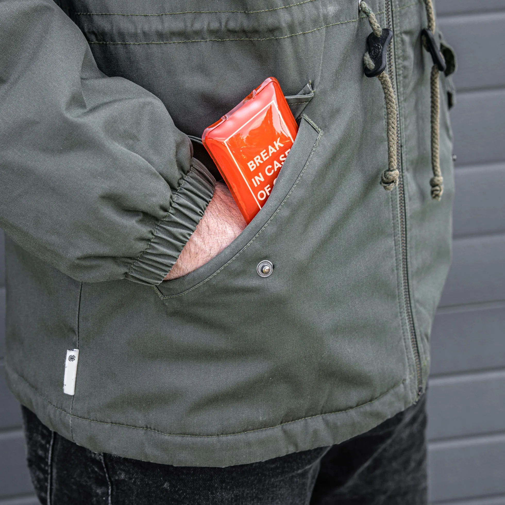 Pack de 4 calentadores de manos “Break in case of cold”