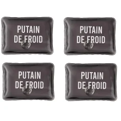 Pack de 4 calentadores de manos “Putain de froid