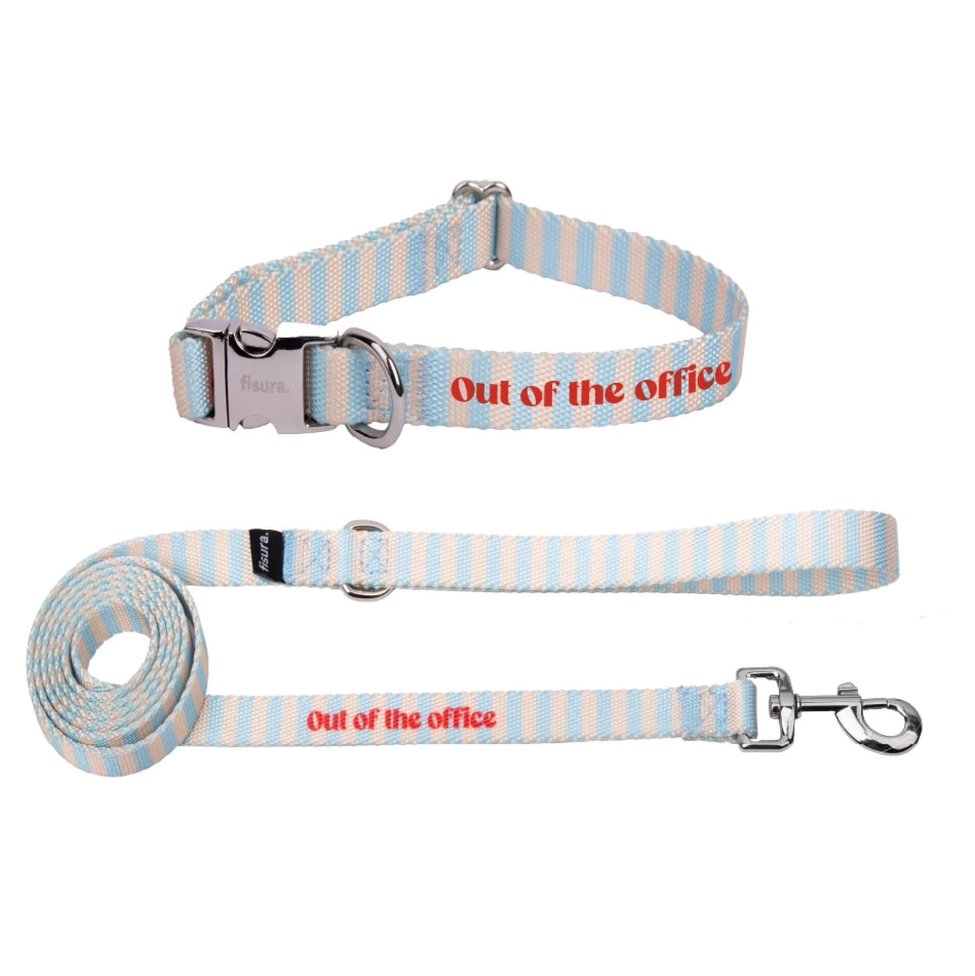 Pack de collar y correa "Out of the office" S-M