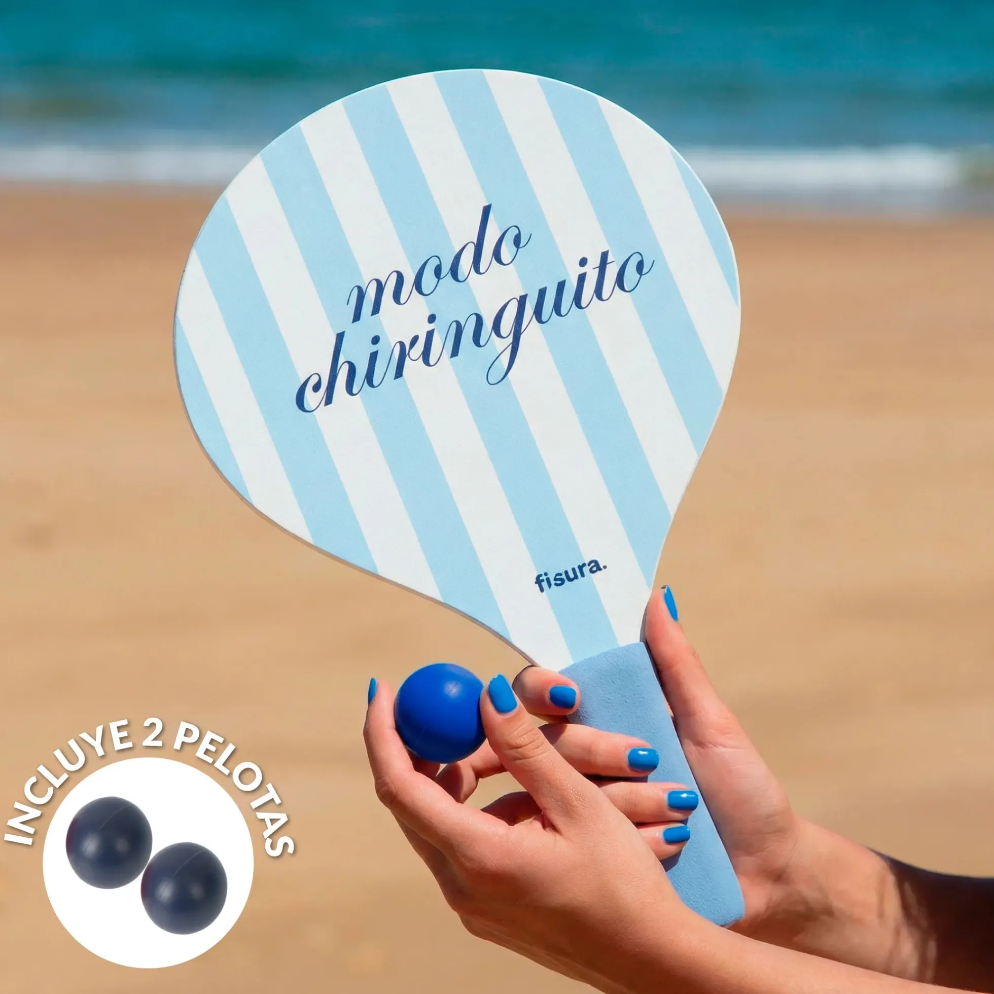 Palas de playa "Modo chiringuito"