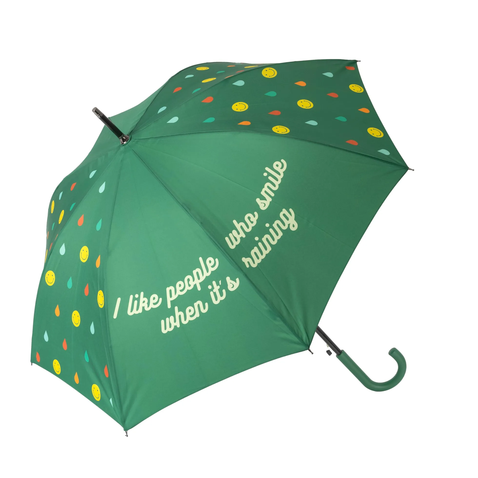 Paraguas "I like people who smile when it's raining"