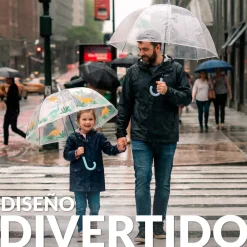 Paraguas infantil dinosaurio