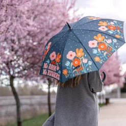 Paraguas "No rain no flowers"