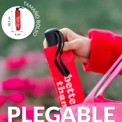 Paraguas plegable “Better late than ugly”
