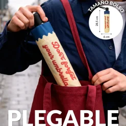 Paraguas plegable “Don’t forget your umbrella”