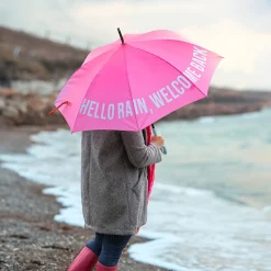 Paraguas "Rain, welcome back" degradado