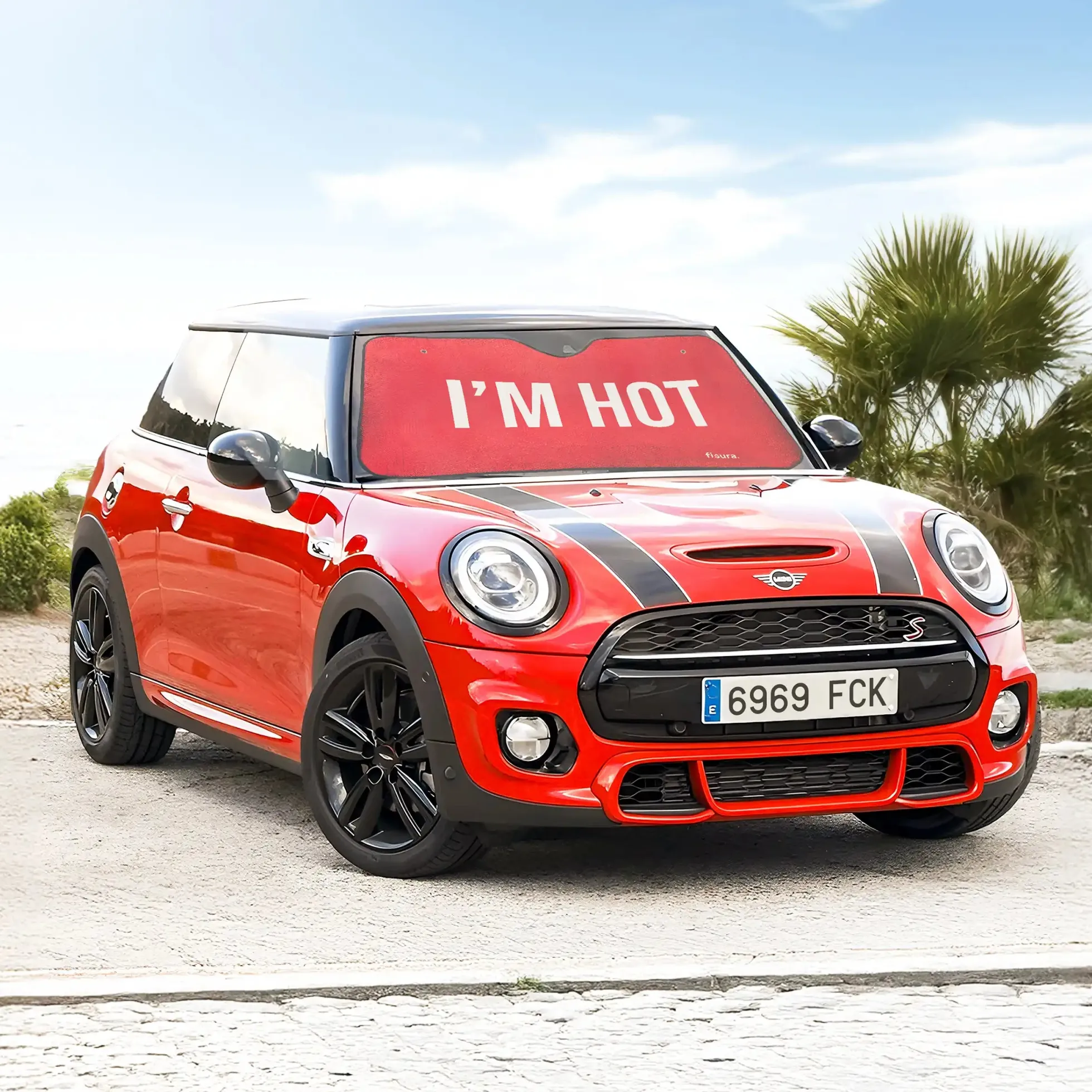 Parasol coche “I’m hot”