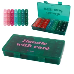 Pastillero “Handle with care”