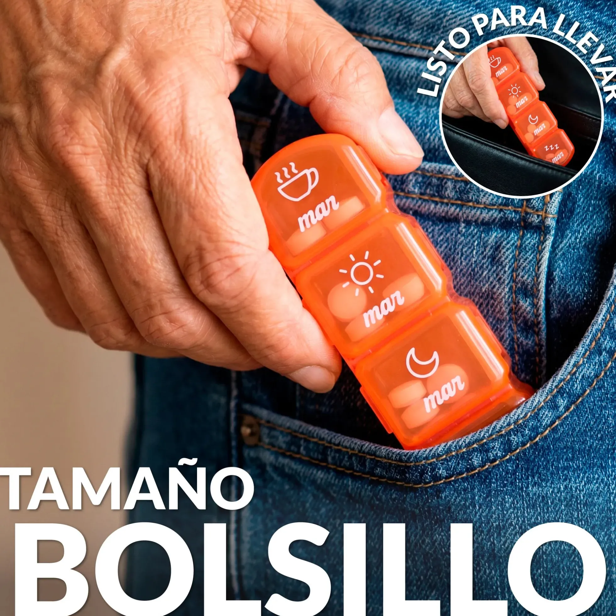 Pastillero "No me da la vida"
