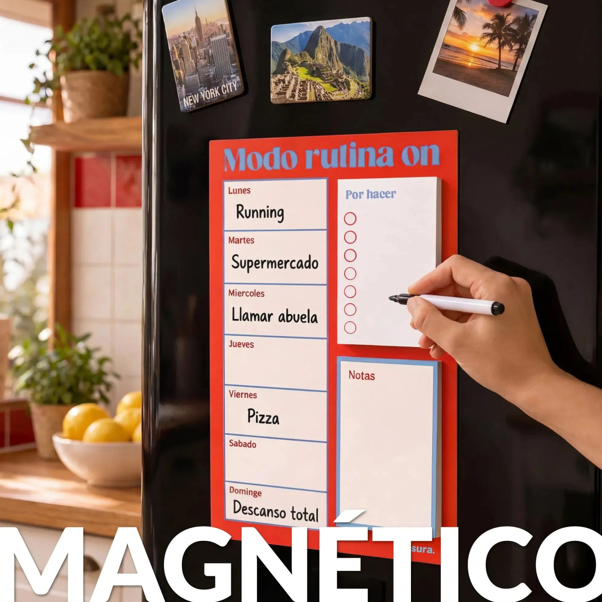 Planner magnético “Modo rutina on”