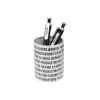 Portalápices vaso 'Fucking Home Office' Blanco