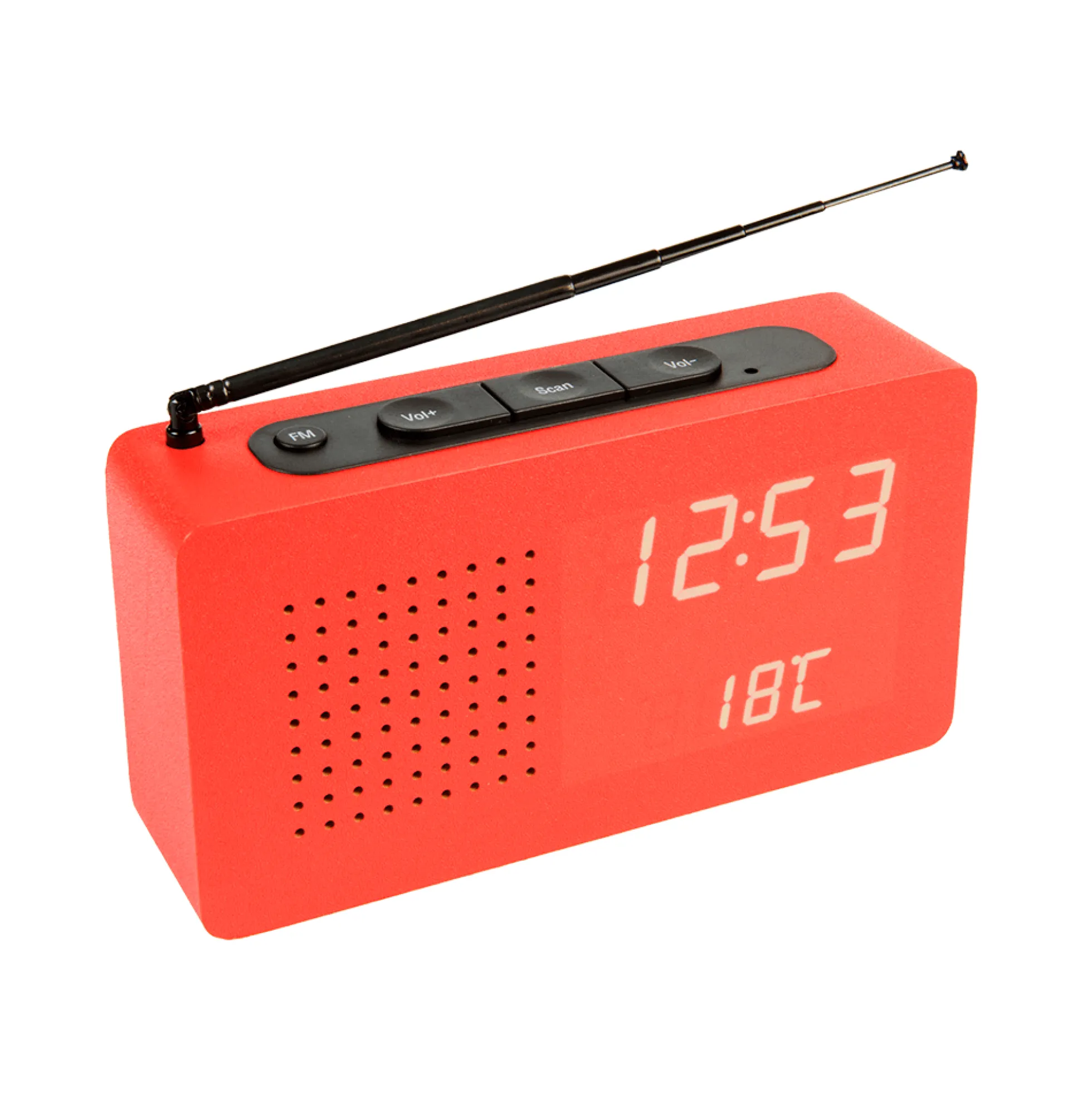 Radio reloj - Roja