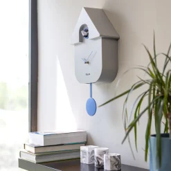 Reloj Cuco Casita Gris