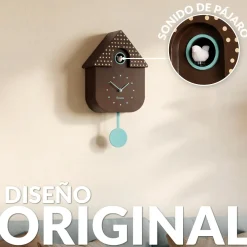 Reloj cuco casita lunares