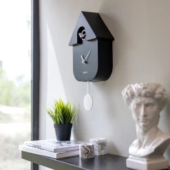 Reloj Cuco casita Negro