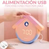 Reloj cuco digital degradado
