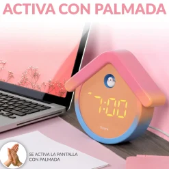 Reloj cuco digital degradado