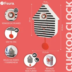 Reloj de cuco “rayas”