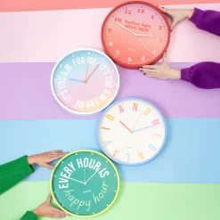 Reloj de pared “Better late than ugly”