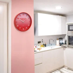 Reloj de pared “Better late than ugly”