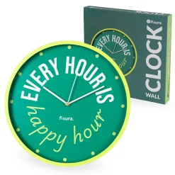 Reloj de pared “Every hour is happy hour”