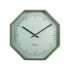 Reloj de Pared Octogonal Verde