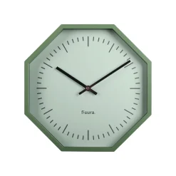 Reloj de Pared Octogonal Verde