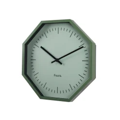 Reloj de Pared Octogonal Verde