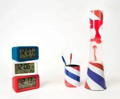 Reloj despertador digital Blanco