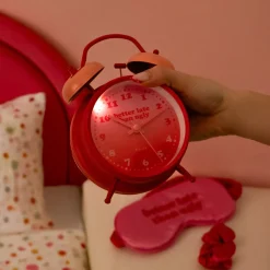 Reloj despertador Retro "Better late than ugly"