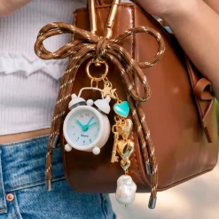Reloj despertador retro mini arcoíris