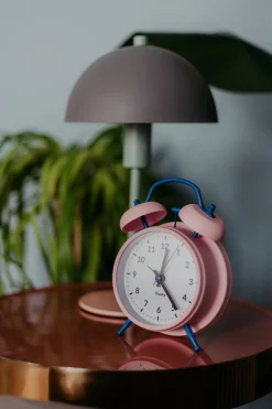 Reloj despertador Retro Rosa & Azul