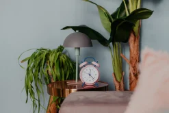 Reloj despertador Retro Rosa & Azul
