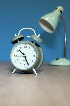 Reloj despertador Retro Verde & Menta
