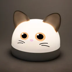 Reloj despertador y quitamiedos gato