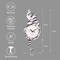 Reloj gato atigrado