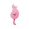 Reloj gato rosa