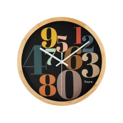 Reloj "Numbers Multicolor" Negro