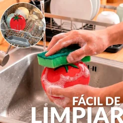 Reposa cucharas tomate