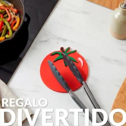 Reposa cucharas tomate