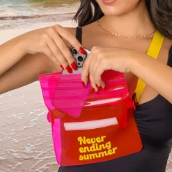 Riñonera estanca “Never ending summer” rosa