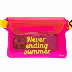 Riñonera estanca “Never ending summer” rosa