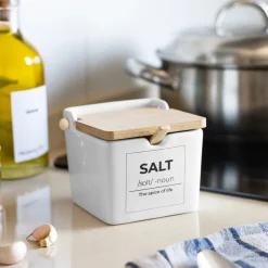 Salero “Salt” blanco